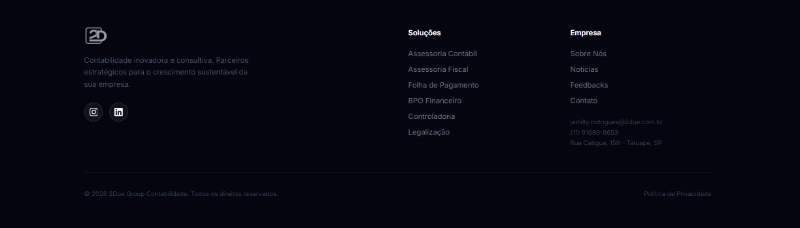 DueGroup — seção 9 do projeto desenvolvido pela Axolutions
