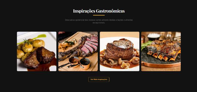 Luxury Meat — seção 4 do projeto desenvolvido pela Axolutions