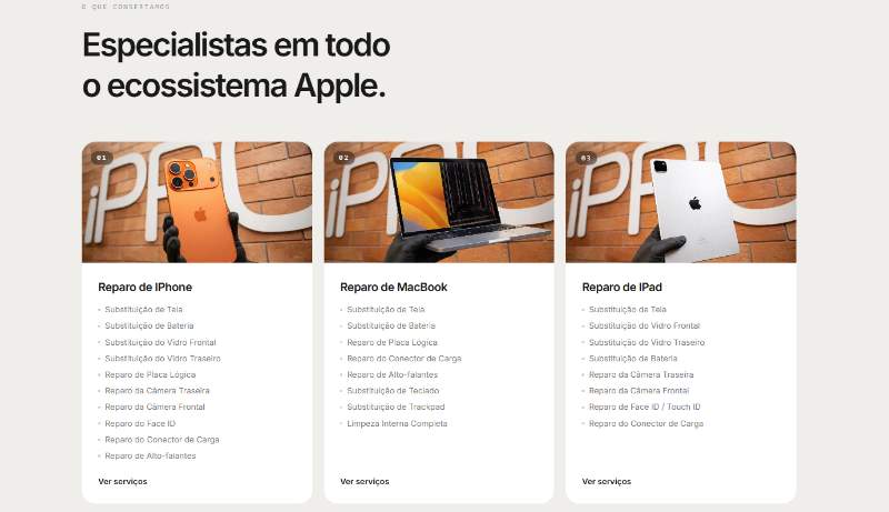 IPro — seção 5 do projeto desenvolvido pela Axolutions