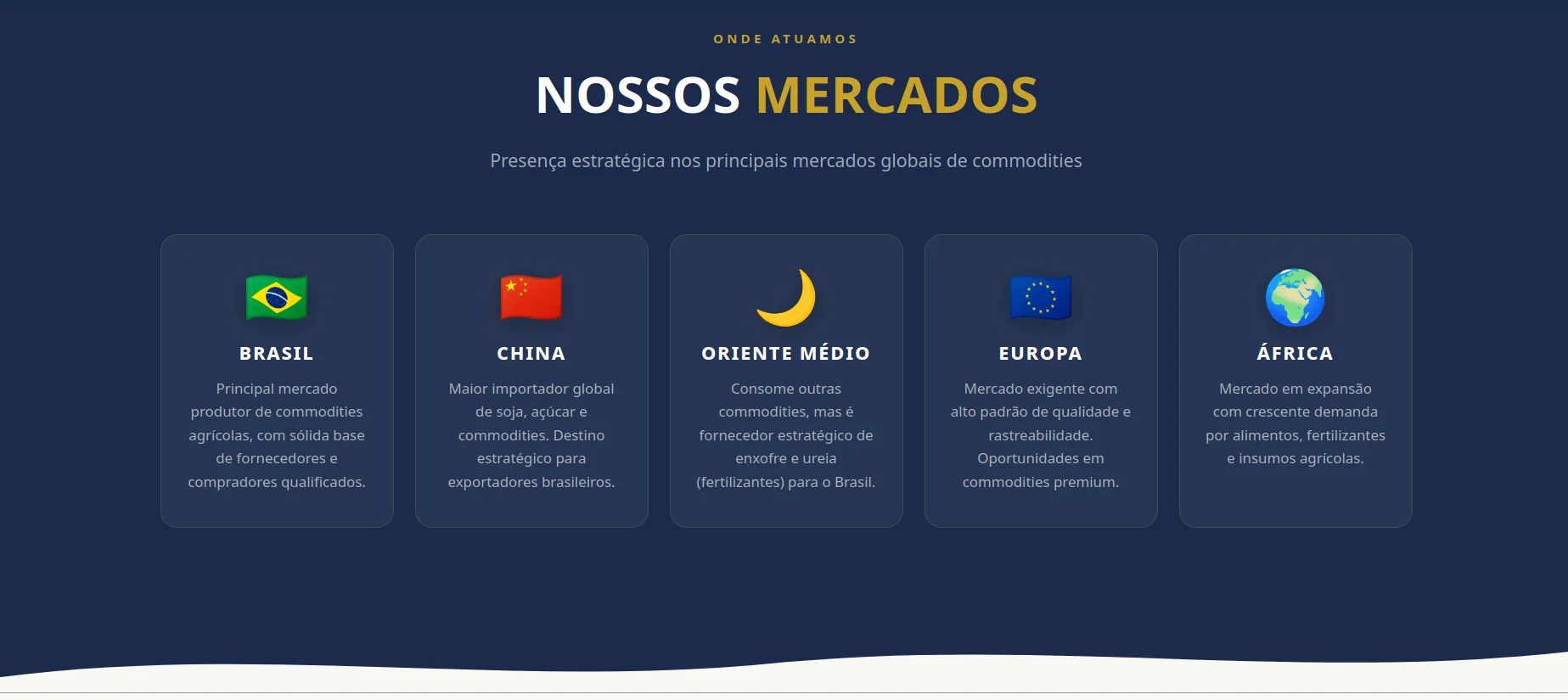 Gopar - Comercios Globais — seção 5 do projeto desenvolvido pela Axolutions