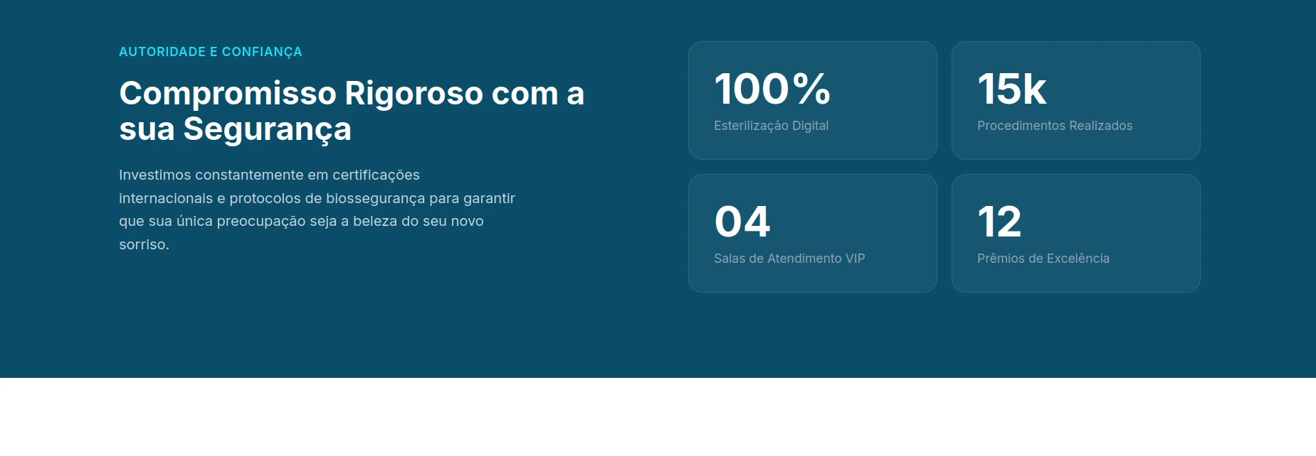Sorriso Odonto — seção 6 do projeto desenvolvido pela Axolutions