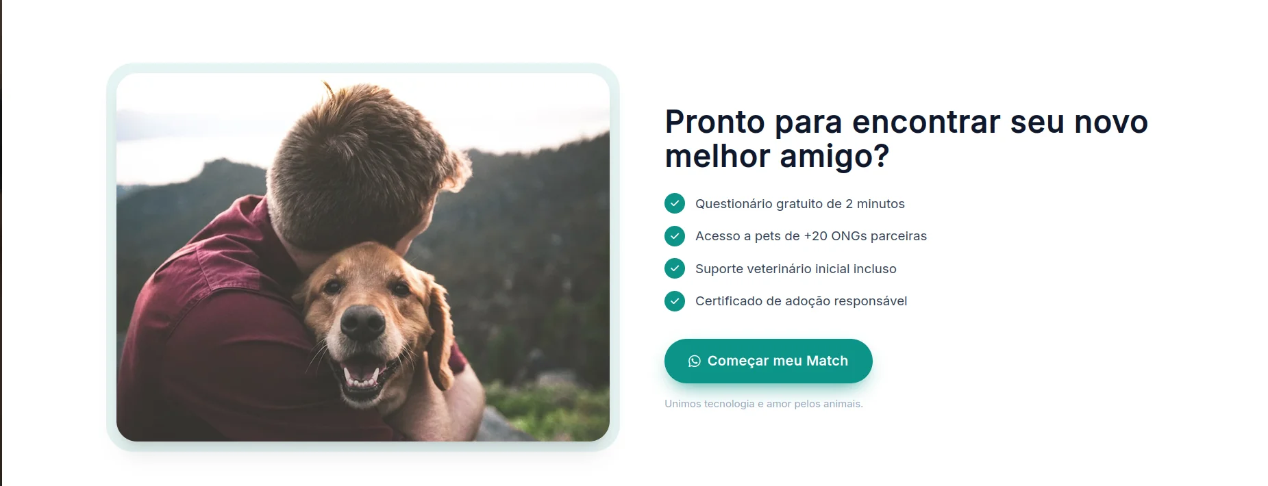 MatchPet — seção 7 do projeto desenvolvido pela Axolutions