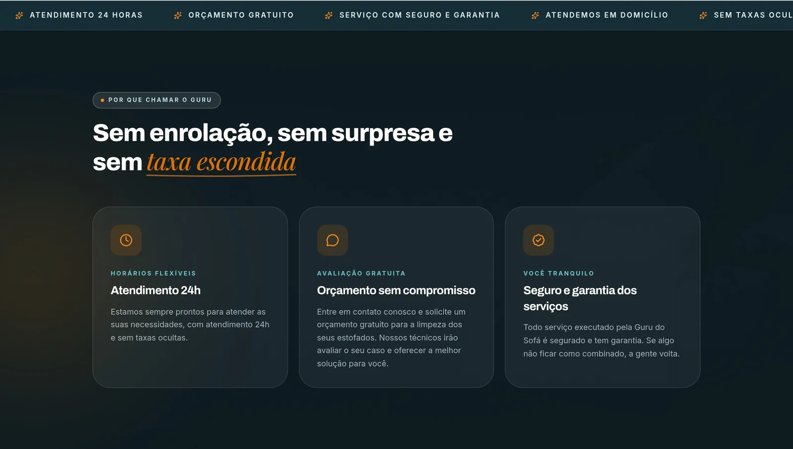 Guru do Sofá — seção 4 do projeto desenvolvido pela Axolutions