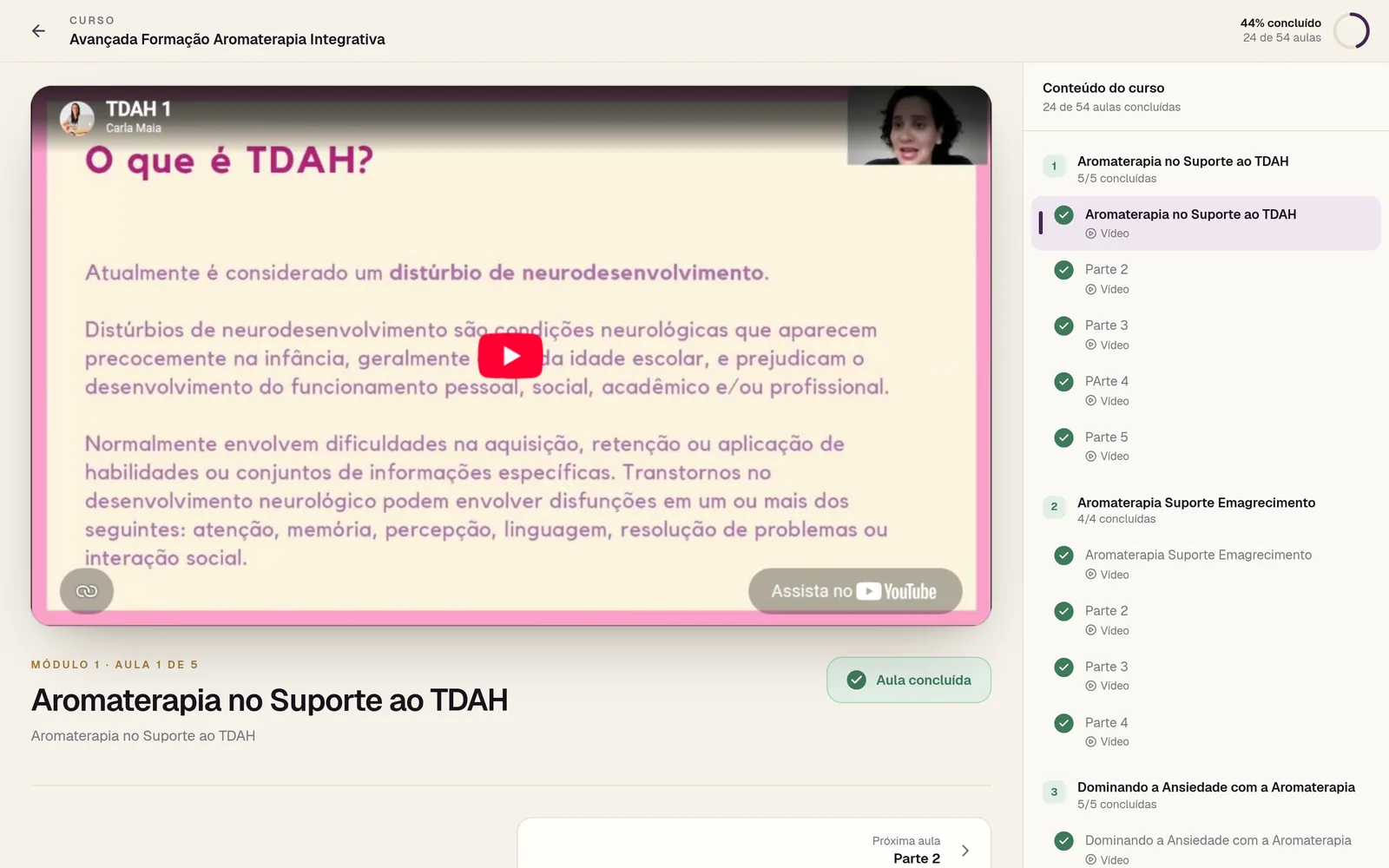 Infinitto · Área de Membros — seção 3 do projeto desenvolvido pela Axolutions