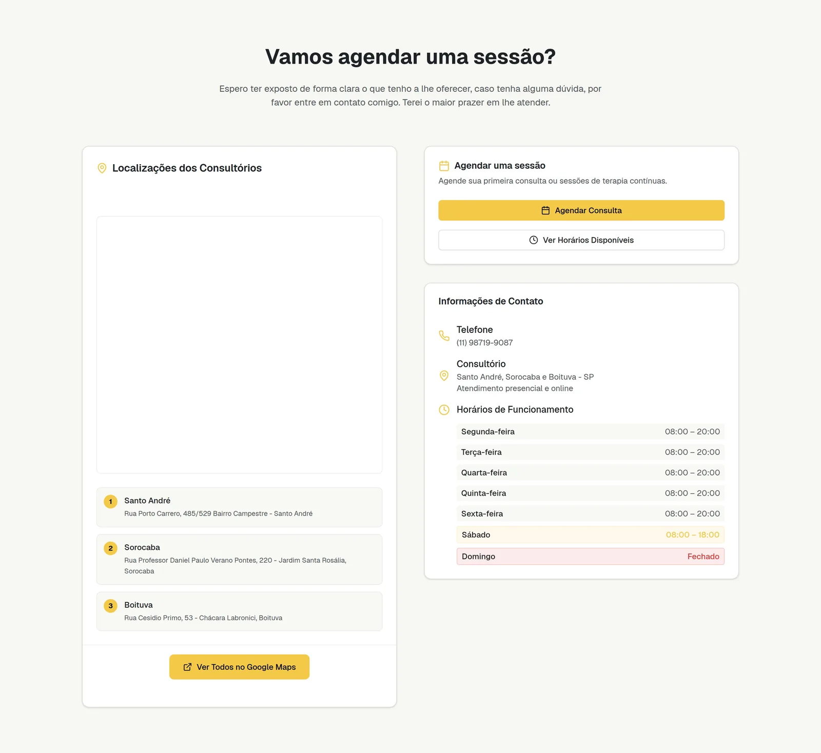 Nara Salviato · Terapias Integrativas — seção 8 do projeto desenvolvido pela Axolutions