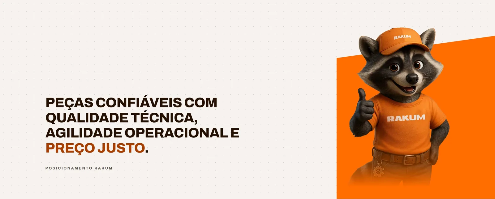 Rakum Tech Parts — seção 3 do projeto desenvolvido pela Axolutions