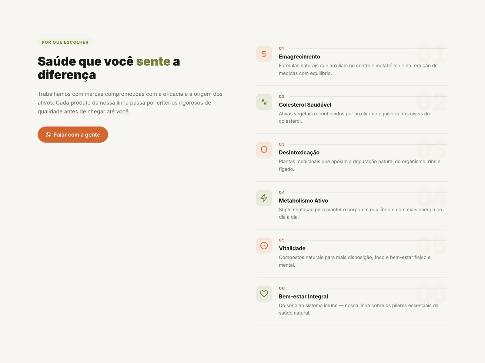 Triângulo Distribuidora · Catálogo — seção 3 do projeto desenvolvido pela Axolutions